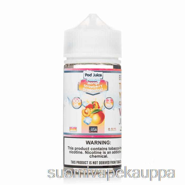 Vape Box Jäädytettävä Mango Mansikka Lohikäärme - Palkomehu - 100ml 3mg